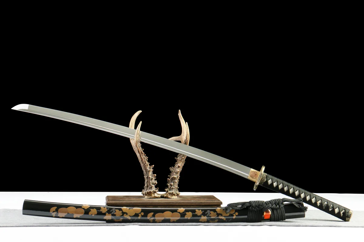 Dunkle Wolken - Handgeschmiedetes Katana aus 1065 Kohlenstoffstahl - Image 7