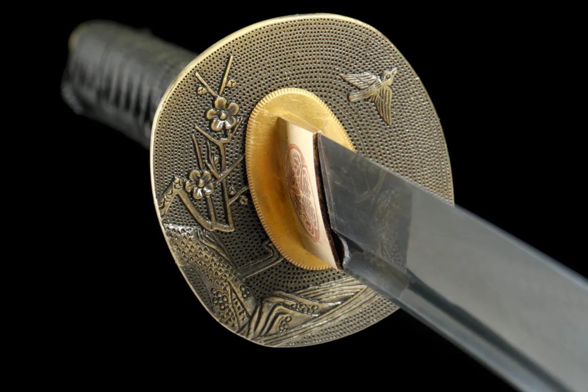 Dunkle Wolken - Handgeschmiedetes Katana aus 1065 Kohlenstoffstahl - Image 8