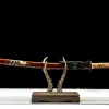 Dunkler Kranich - Handgeschmiedetes Katana aus 1065 Kohlenstoffstahl