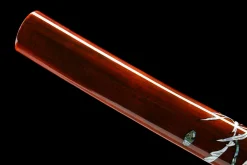 Alternative view of Dunkler Kranich - Handgeschmiedetes Katana aus 1065 Kohlenstoffstahl