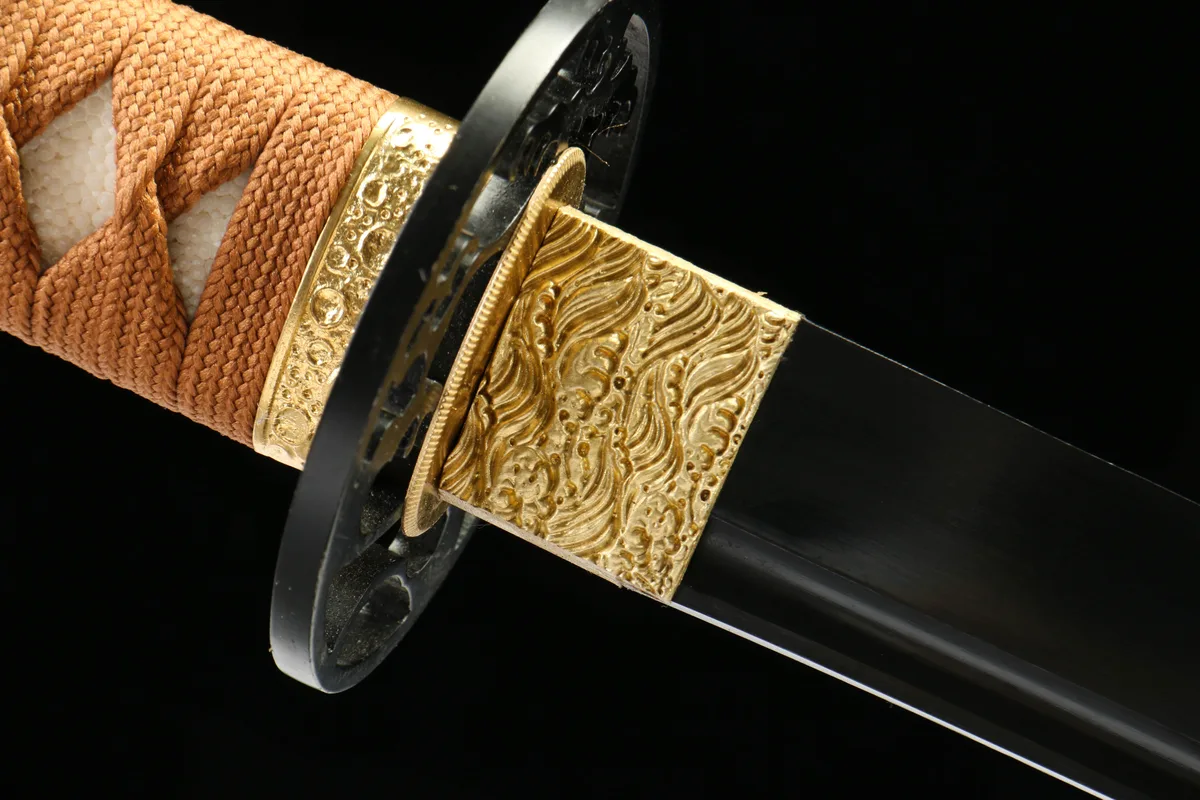Dunkler Kranich - Handgeschmiedetes Katana aus 1065 Kohlenstoffstahl - Image 9