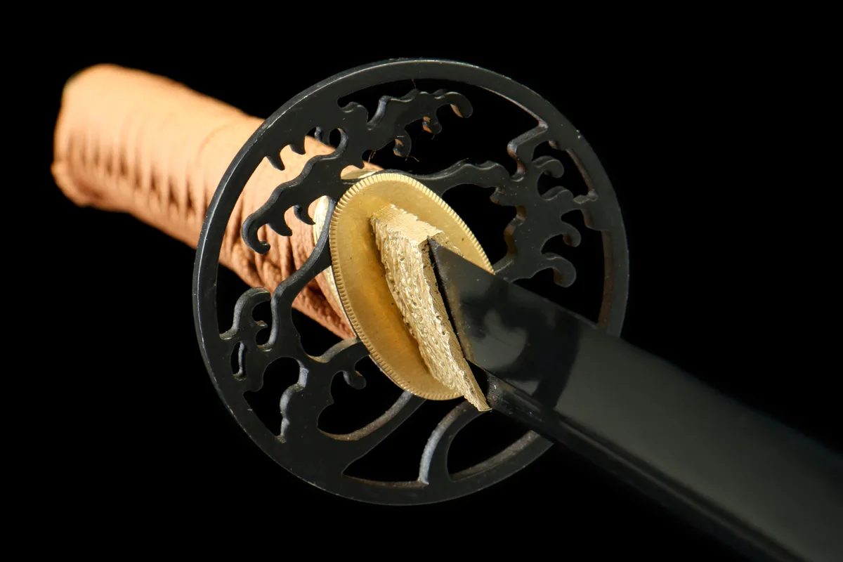 Dunkler Kranich - Handgeschmiedetes Katana aus 1065 Kohlenstoffstahl - Image 5