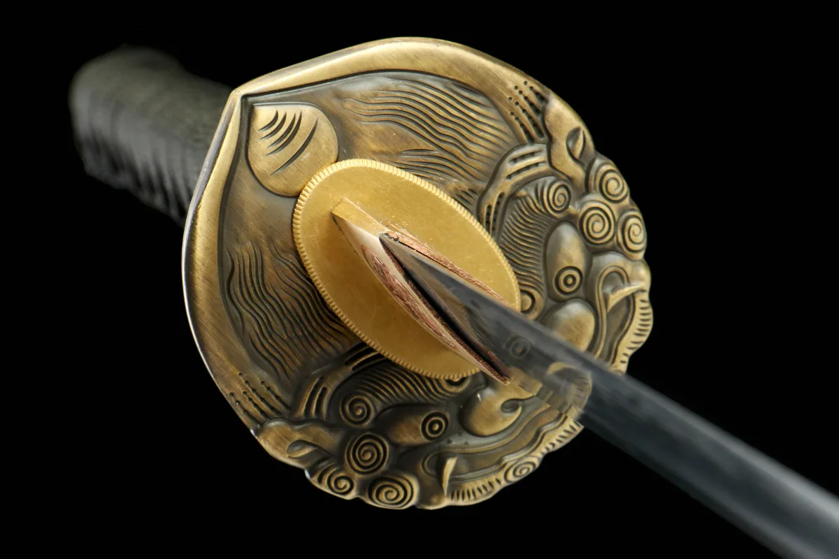 Dunkler Stern - Handgeschmiedetes Katana aus 1065 Kohlenstoffstahl - Image 8