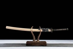 Alternative view of Eid der Rückkehr - Handgeschmiedetes Katana aus 1065 Kohlenstoffstahl