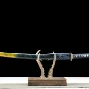 Eis und Flamme - Handgeschmiedetes Katana aus 1065 Kohlenstoffstahl