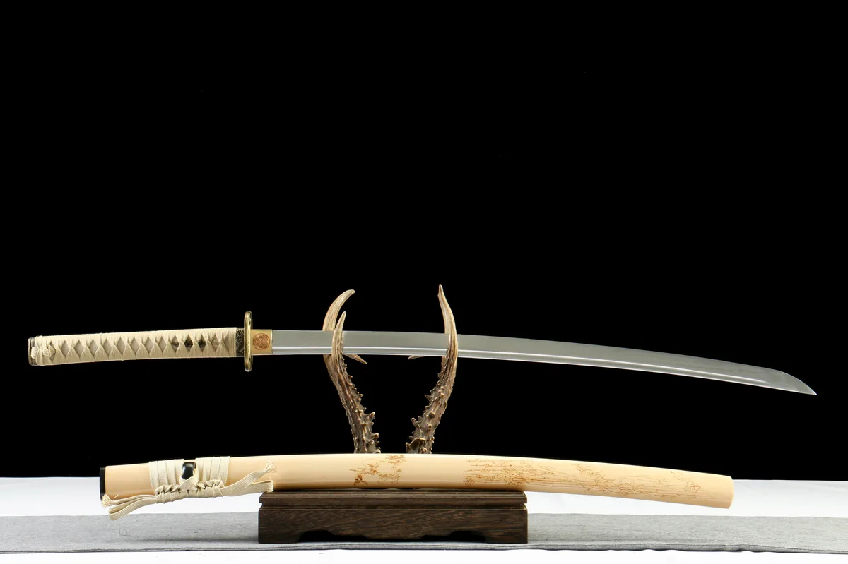 Elegante Klinge - Handgeschmiedetes Katana aus 1065 Kohlenstoffstahl - Image 2