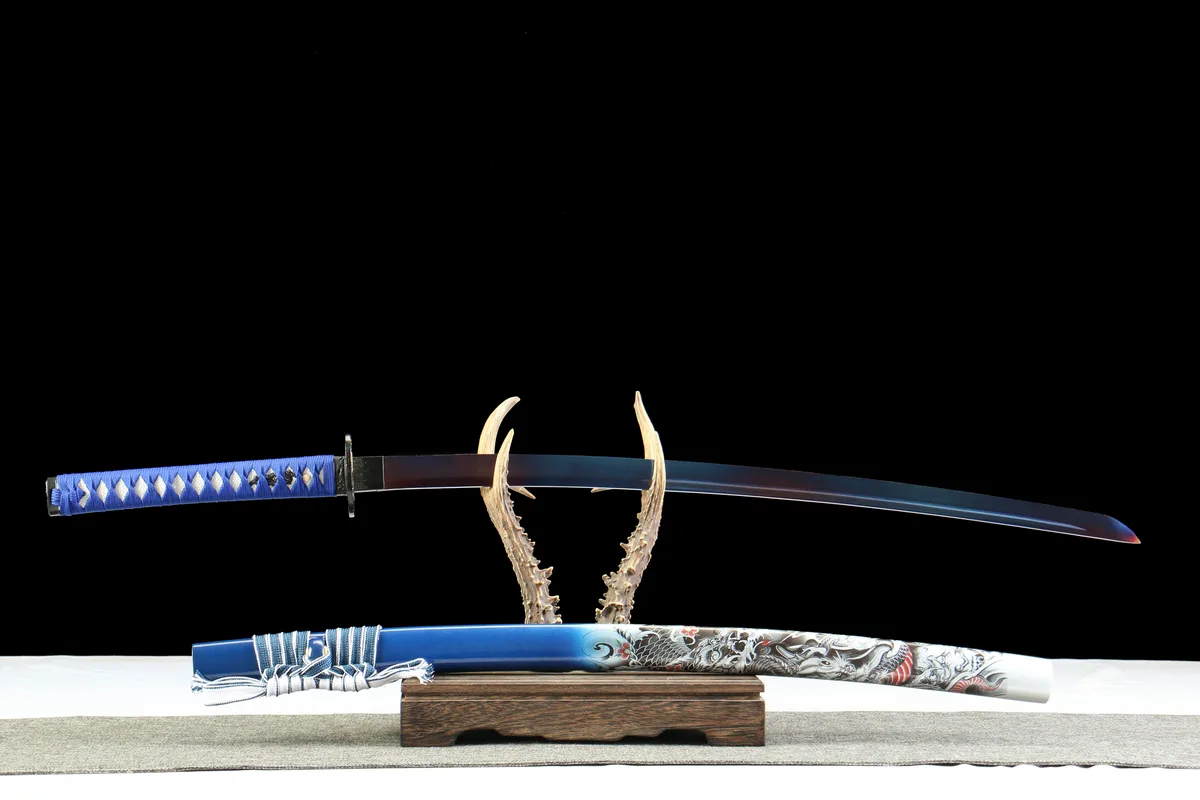 Frostschatten - Handgeschmiedetes Katana aus 1065 Kohlenstoffstahl - Image 2