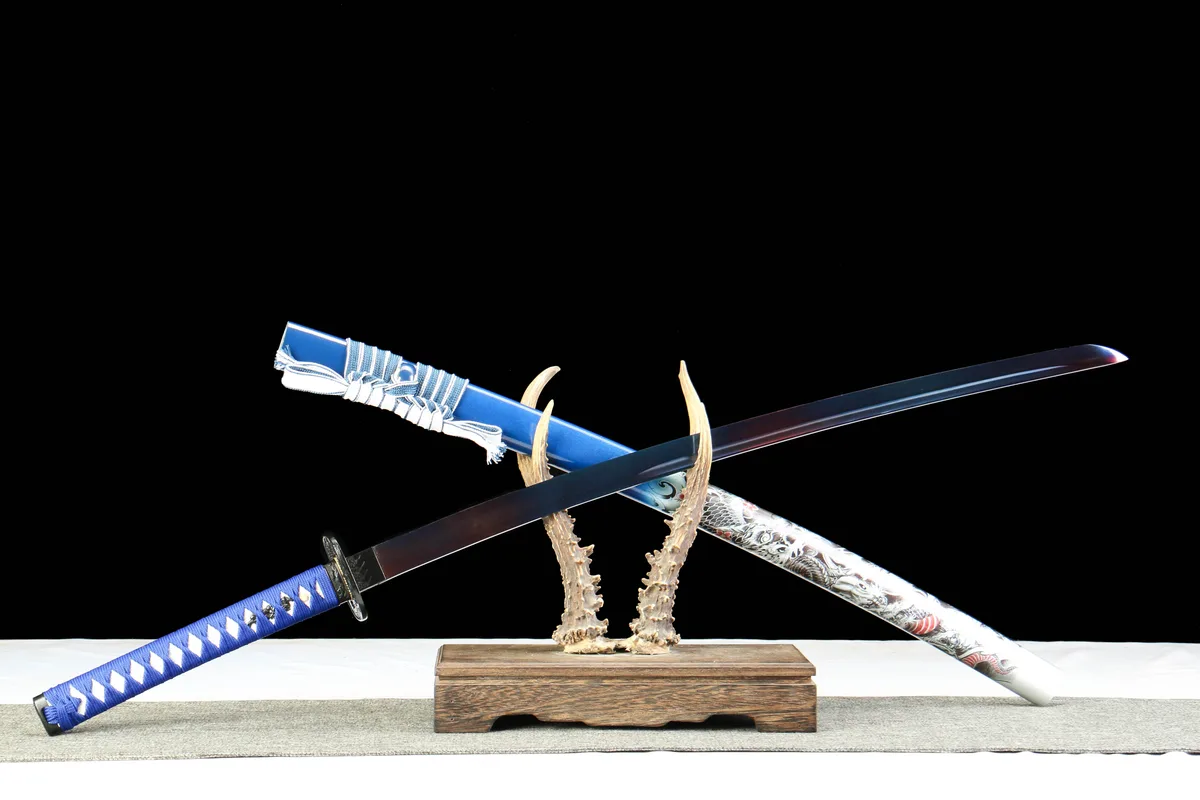 Frostschatten - Handgeschmiedetes Katana aus 1065 Kohlenstoffstahl - Image 6