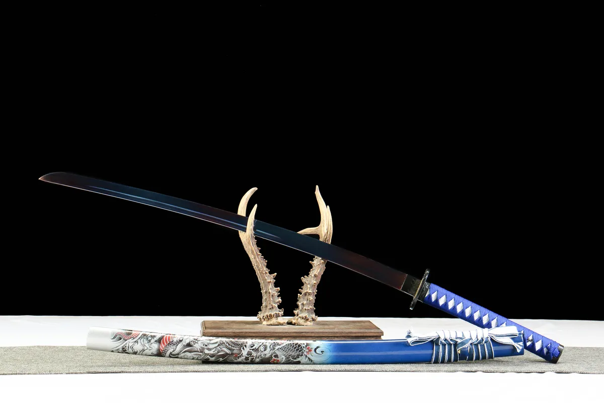 Frostschatten - Handgeschmiedetes Katana aus 1065 Kohlenstoffstahl - Image 7