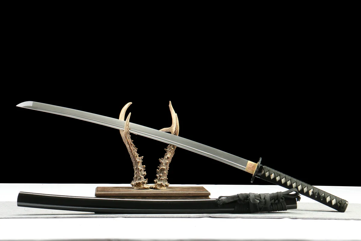 Glut der Asche - Handgeschmiedetes Katana aus 1065 Kohlenstoffstahl - Image 9