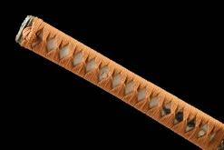 Alternative view of Goldener Mond - Handgeschmiedetes Katana aus 1065 Kohlenstoffstahl