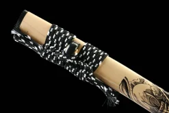Goldener Wind - Handgeschmiedetes Katana aus 1065 Kohlenstoffstahl