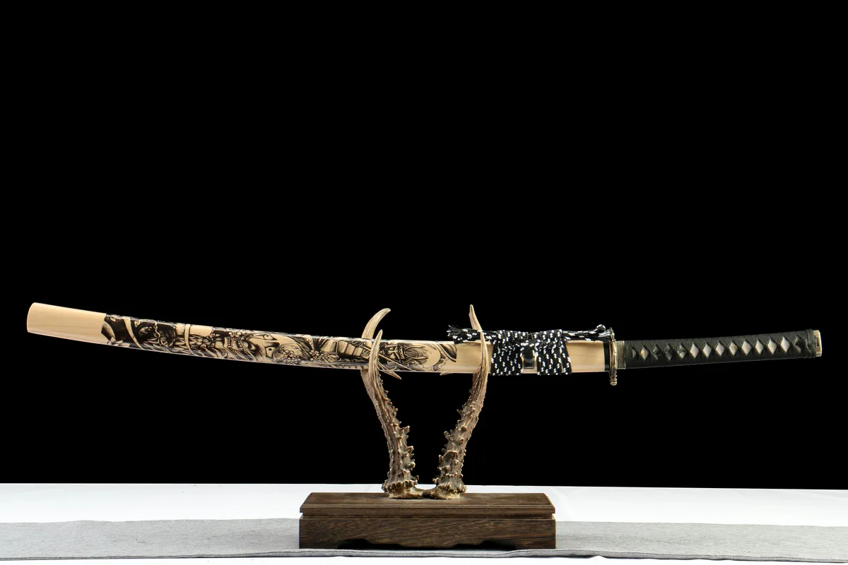 Goldener Wind - Handgeschmiedetes Katana aus 1065 Kohlenstoffstahl - Image 6