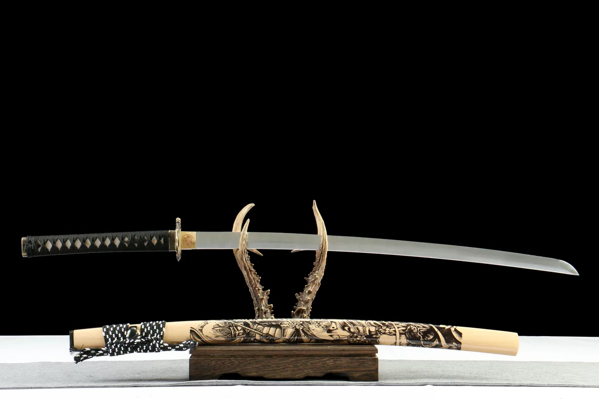 Goldener Wind - Handgeschmiedetes Katana aus 1065 Kohlenstoffstahl - Image 7