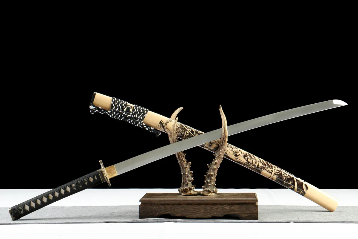 Goldener Wind - Handgeschmiedetes Katana aus 1065 Kohlenstoffstahl - Image 8