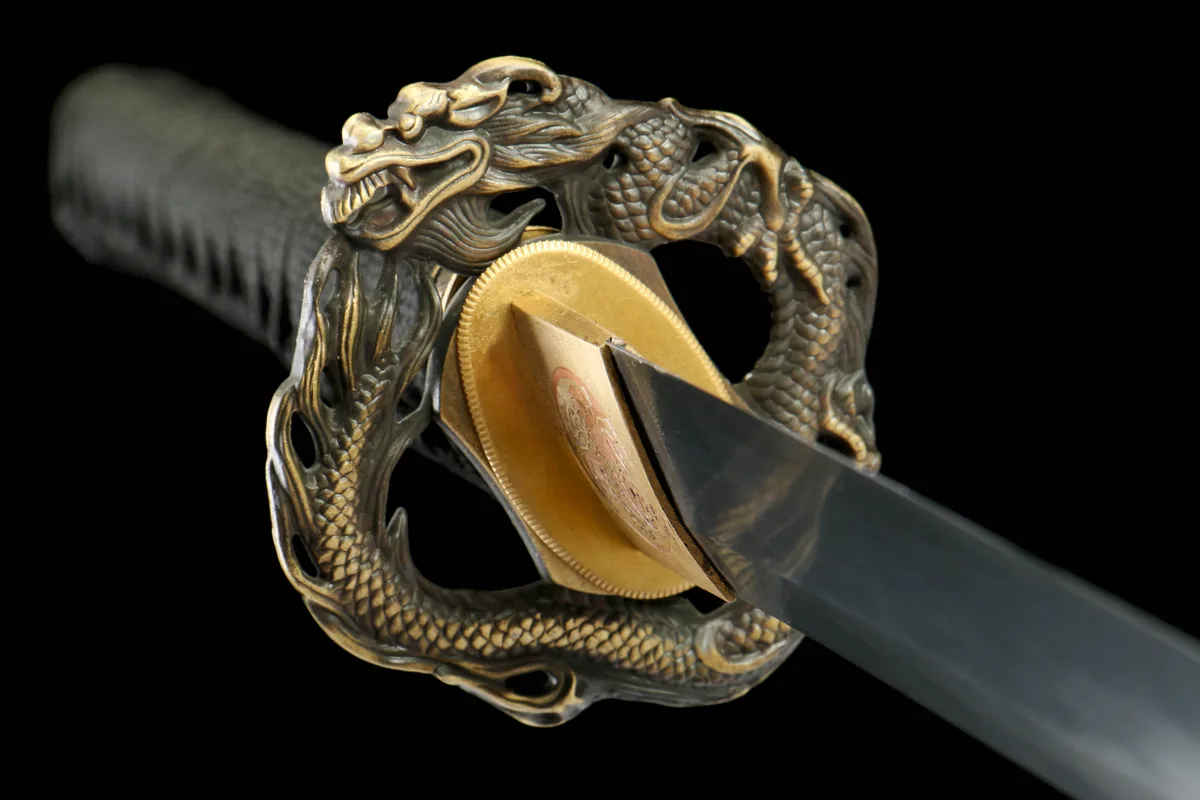 Goldener Wind - Handgeschmiedetes Katana aus 1065 Kohlenstoffstahl - Image 4