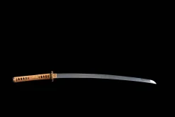 Alternative view of Heilige Grenze - Handgeschmiedetes Katana aus 1065 Kohlenstoffstahl
