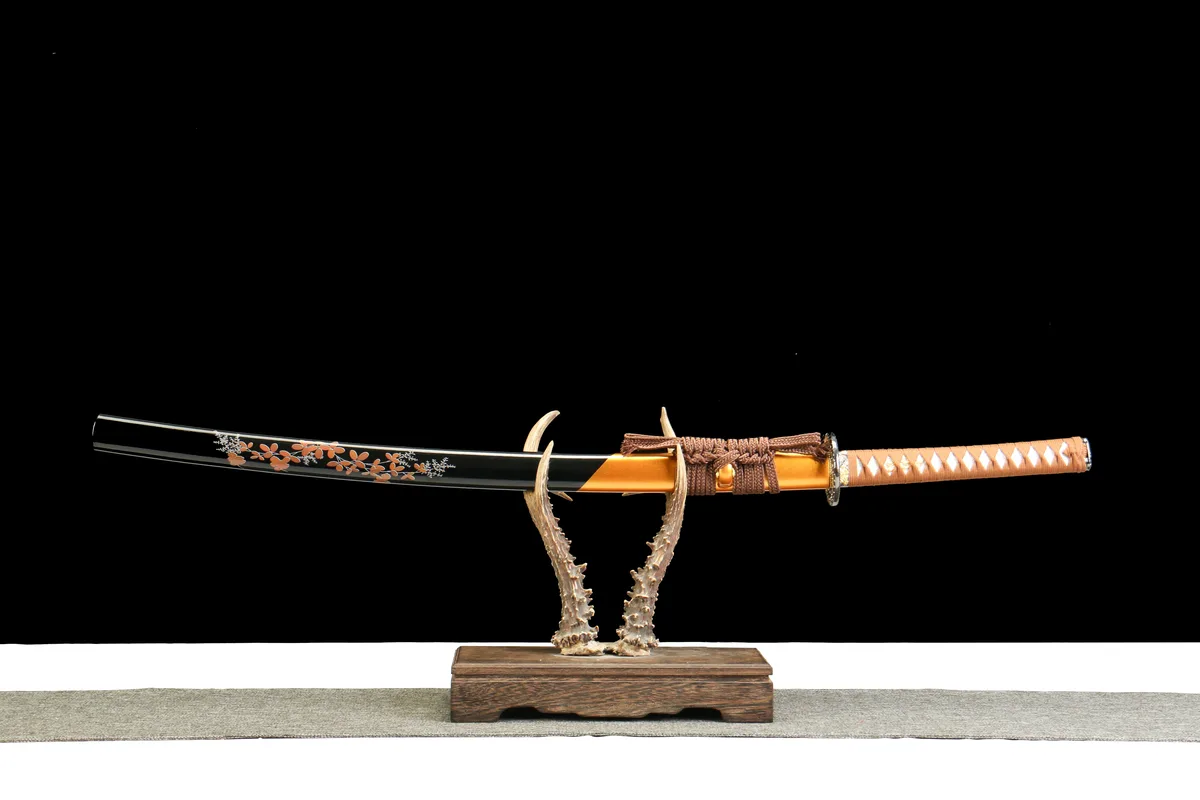 Herbstblüte - Handgeschmiedetes Katana aus 1065 Kohlenstoffstahl