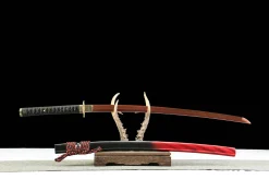 Alternative view of Himmelsspalter - Handgeschmiedetes Katana aus 1065 Kohlenstoffstahl