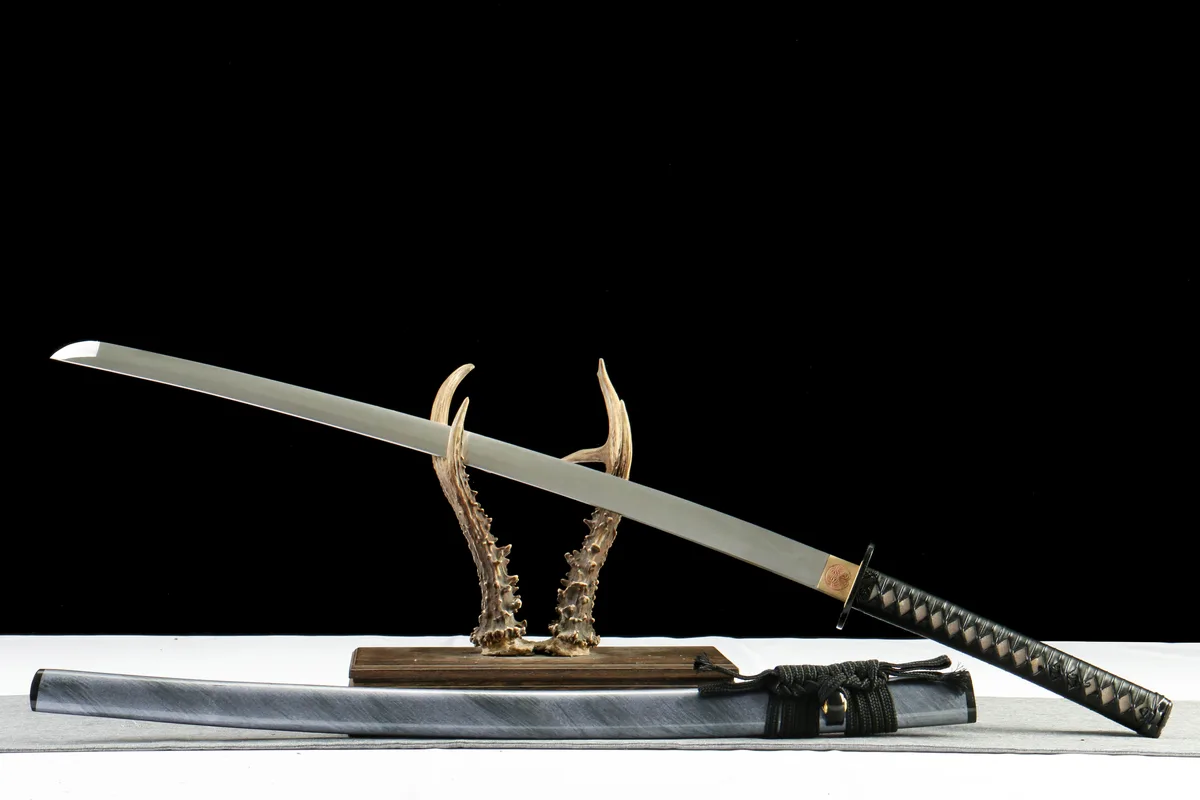 Jade-Flüstern - Handgeschmiedetes Katana aus 1065 Kohlenstoffstahl - Image 5
