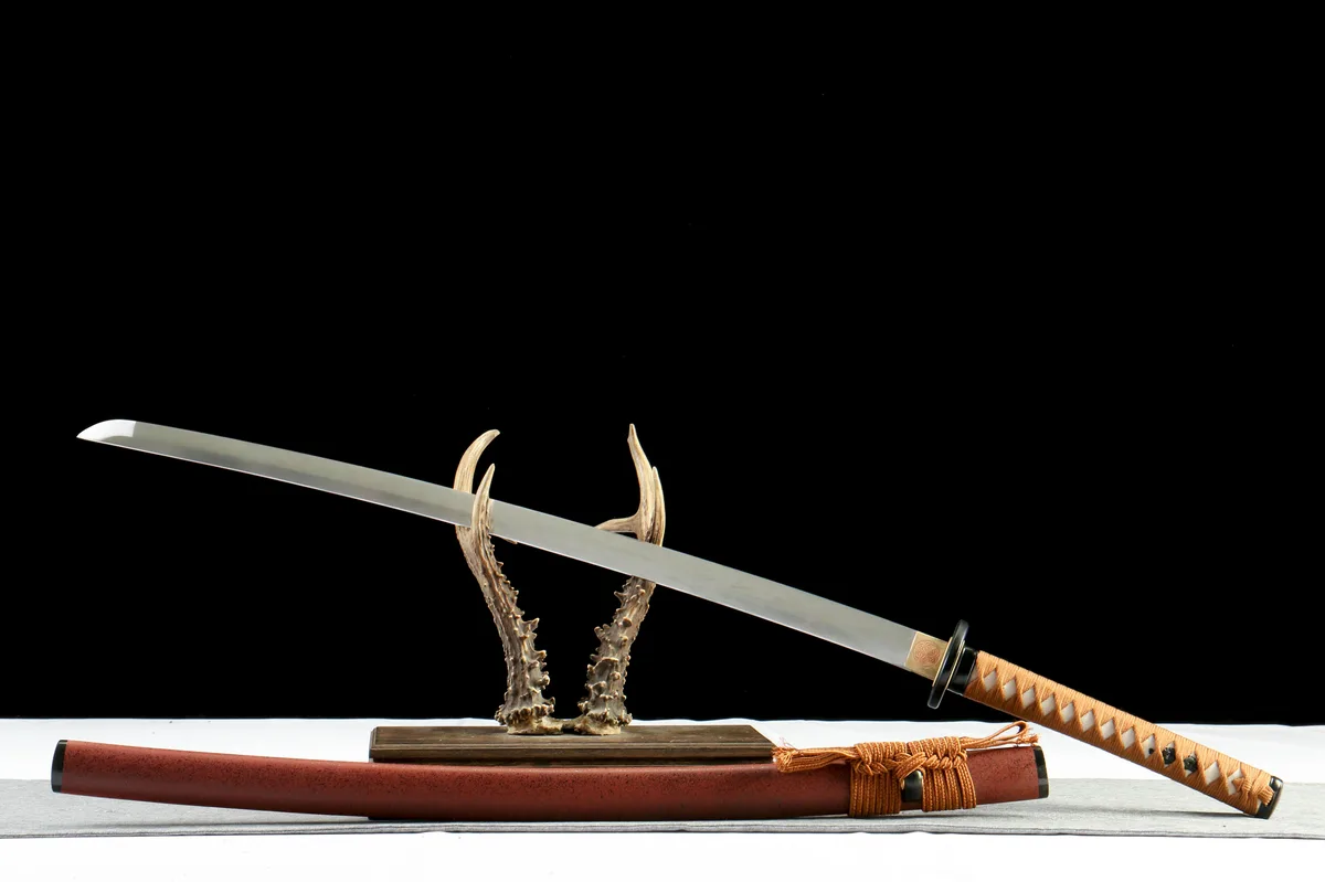 Jadenseele - Handgeschmiedetes Katana aus 1065 Kohlenstoffstahl - Image 7