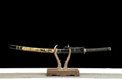 Jadeschatten - Handgeschmiedetes Katana aus 1065 Kohlenstoffstahl