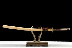 Jadestrahlen - Handgeschmiedetes Katana aus 1065 Kohlenstoffstahl