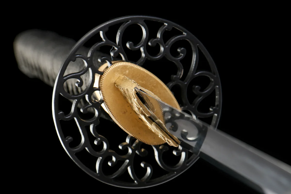 Karmesiner Himmelsdrache - Handgeschmiedetes Katana aus 1065 Kohlenstoffstahl - Image 10