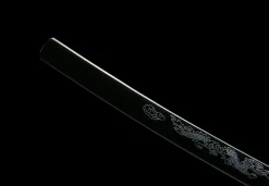 Karmesinglut - Handgeschmiedetes Katana aus 1065 Kohlenstoffstahl