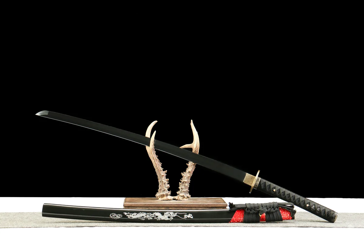 Karmesinglut - Handgeschmiedetes Katana aus 1065 Kohlenstoffstahl - Image 9