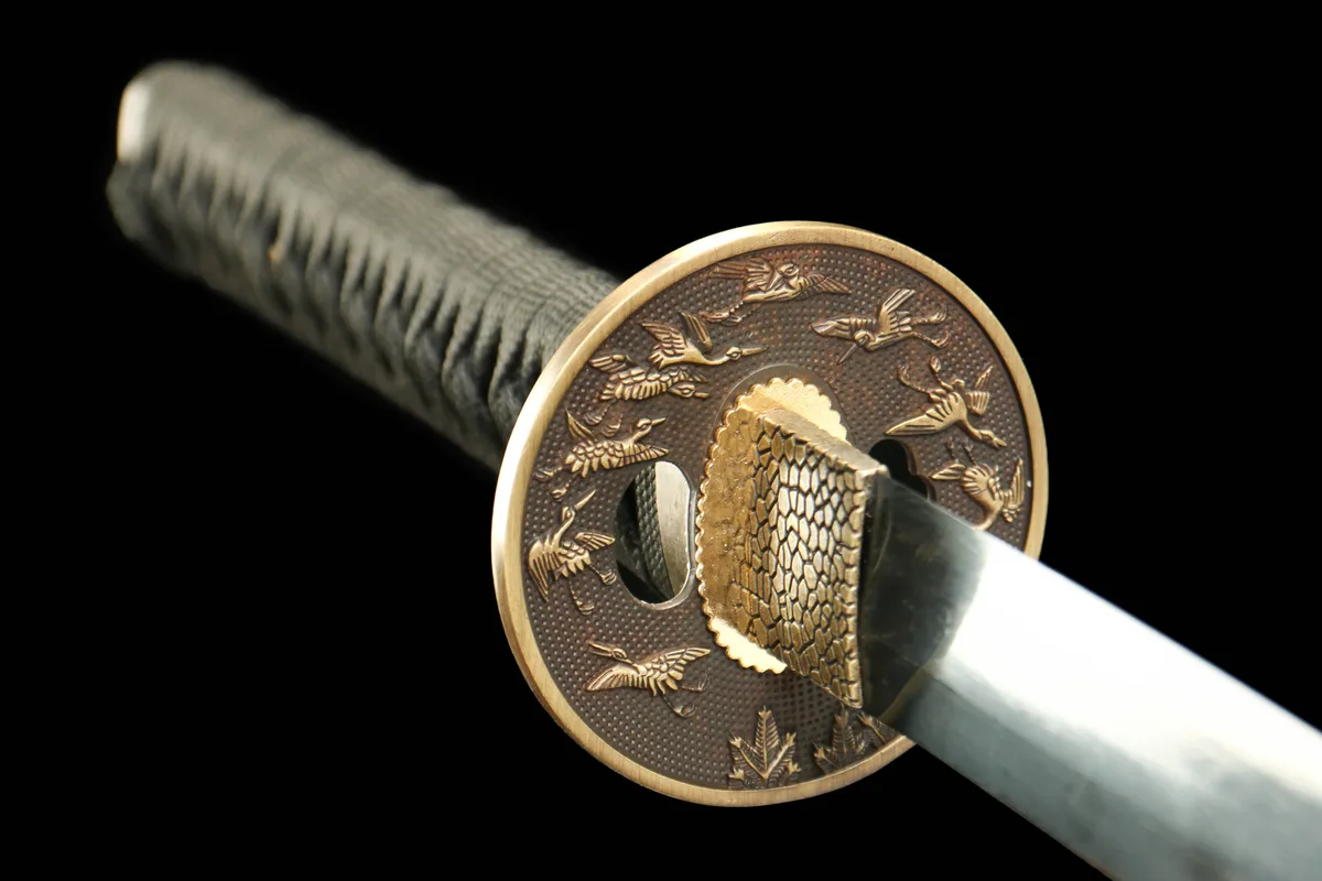Karmesinglut - Handgeschmiedetes Katana aus 1065 Kohlenstoffstahl - Image 3