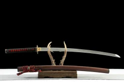 Alternative view of Karmesinspinne - Handgeschmiedetes Katana aus 1065 Kohlenstoffstahl