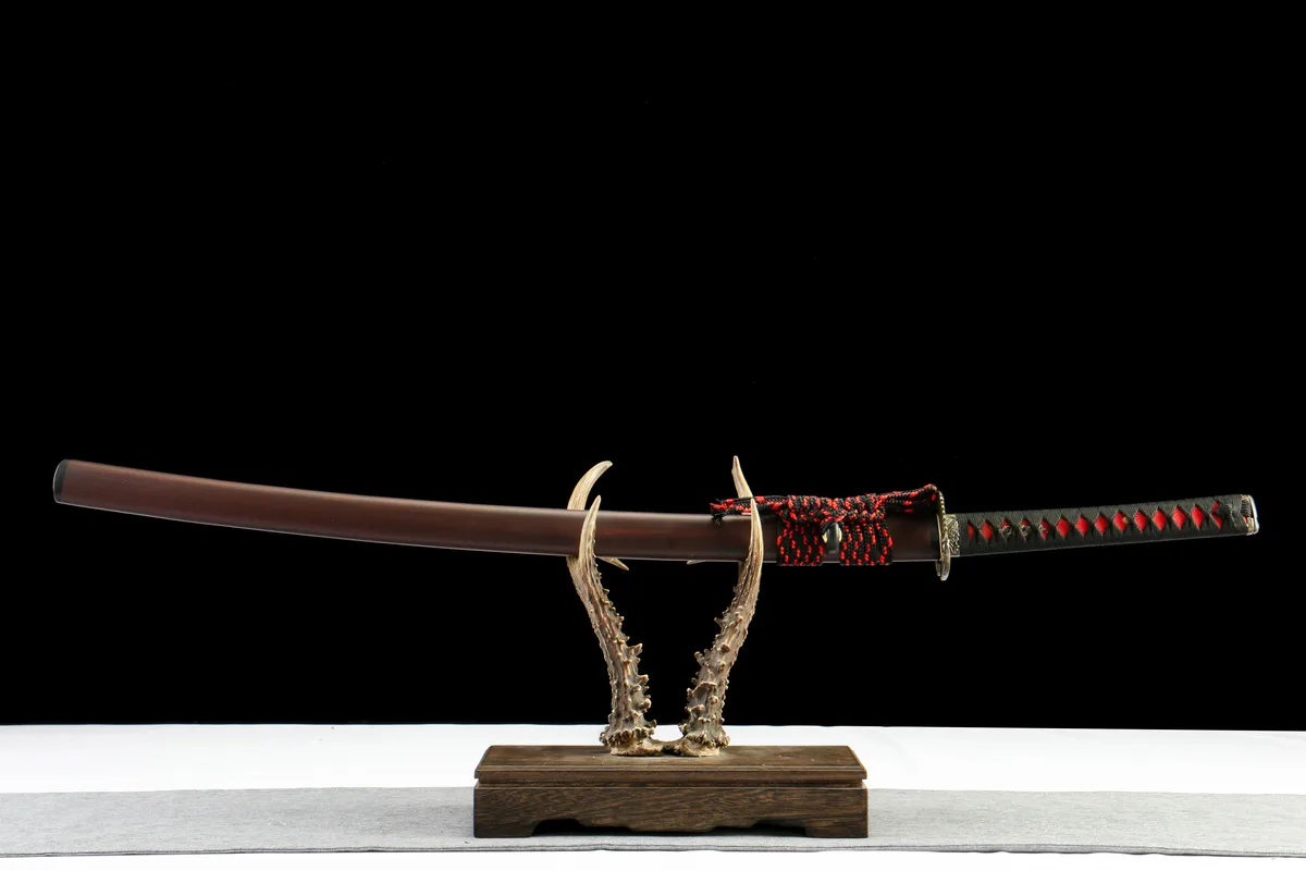 Karmesinspinne - Handgeschmiedetes Katana aus 1065 Kohlenstoffstahl - Image 5