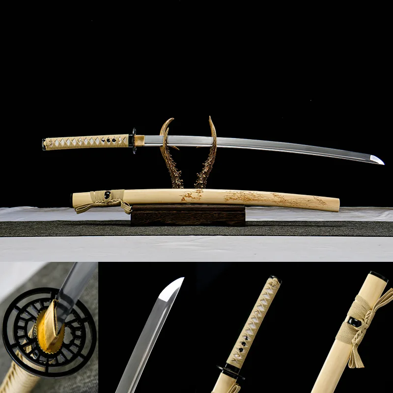 Klarer Schatten - Handgeschmiedetes Katana aus 1065 Kohlenstoffstahl - Image 7