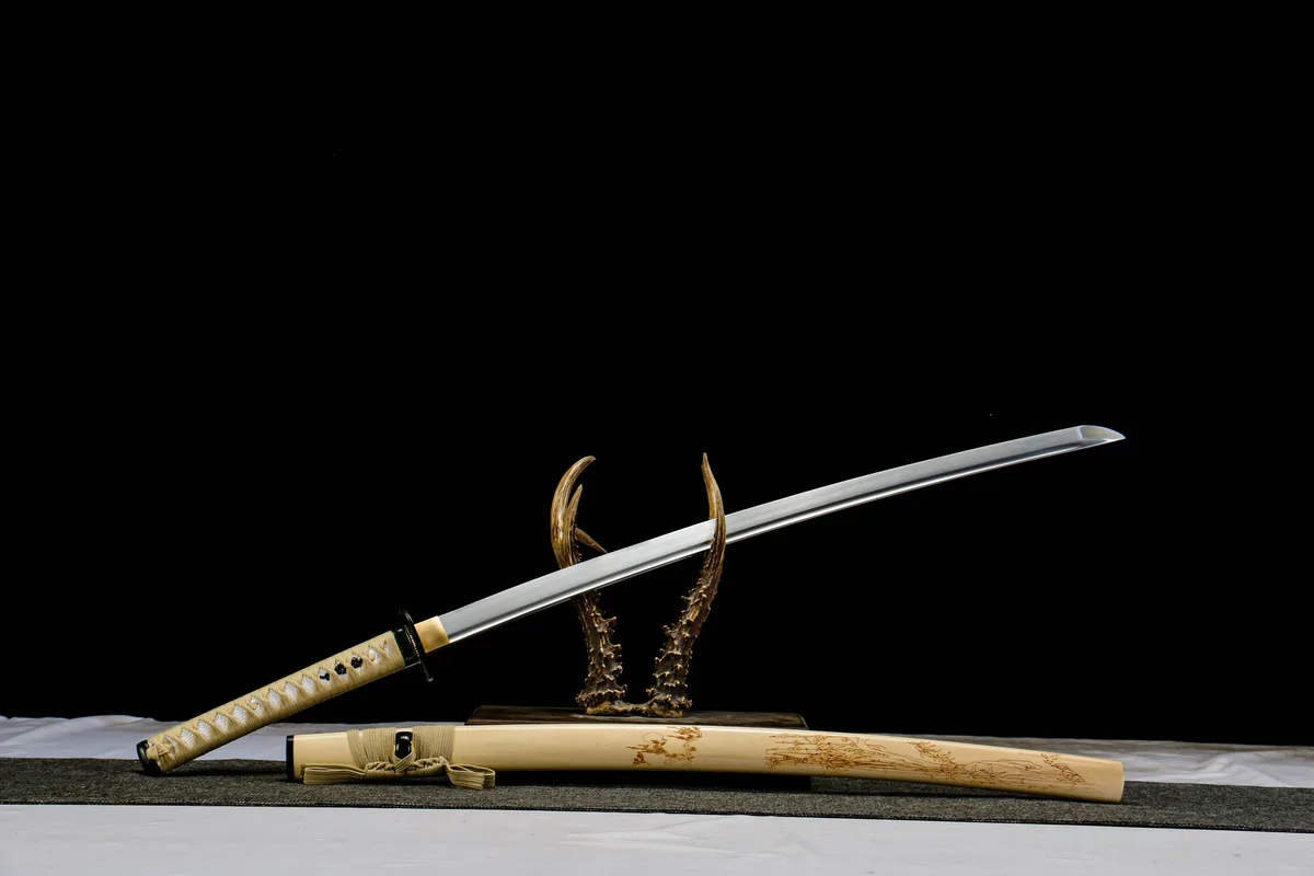 Klarer Schatten - Handgeschmiedetes Katana aus 1065 Kohlenstoffstahl - Image 8
