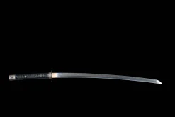 Alternative view of Kreuznarbe - Handgeschmiedetes Katana aus 1065 Kohlenstoffstahl