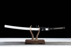 Alternative view of Leerer Geist - Handgeschmiedetes Katana aus 1065 Kohlenstoffstahl