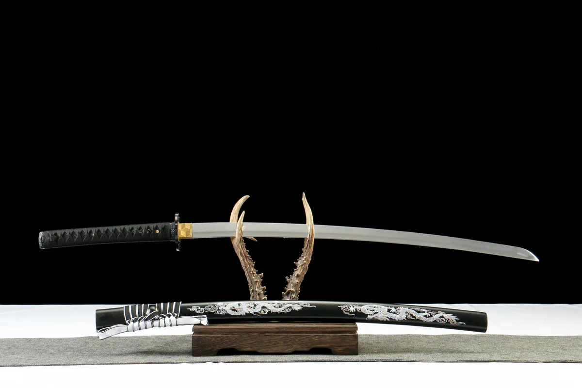 Obsidian-Drache - Handgeschmiedetes Katana aus 1065 Kohlenstoffstahl - Image 2