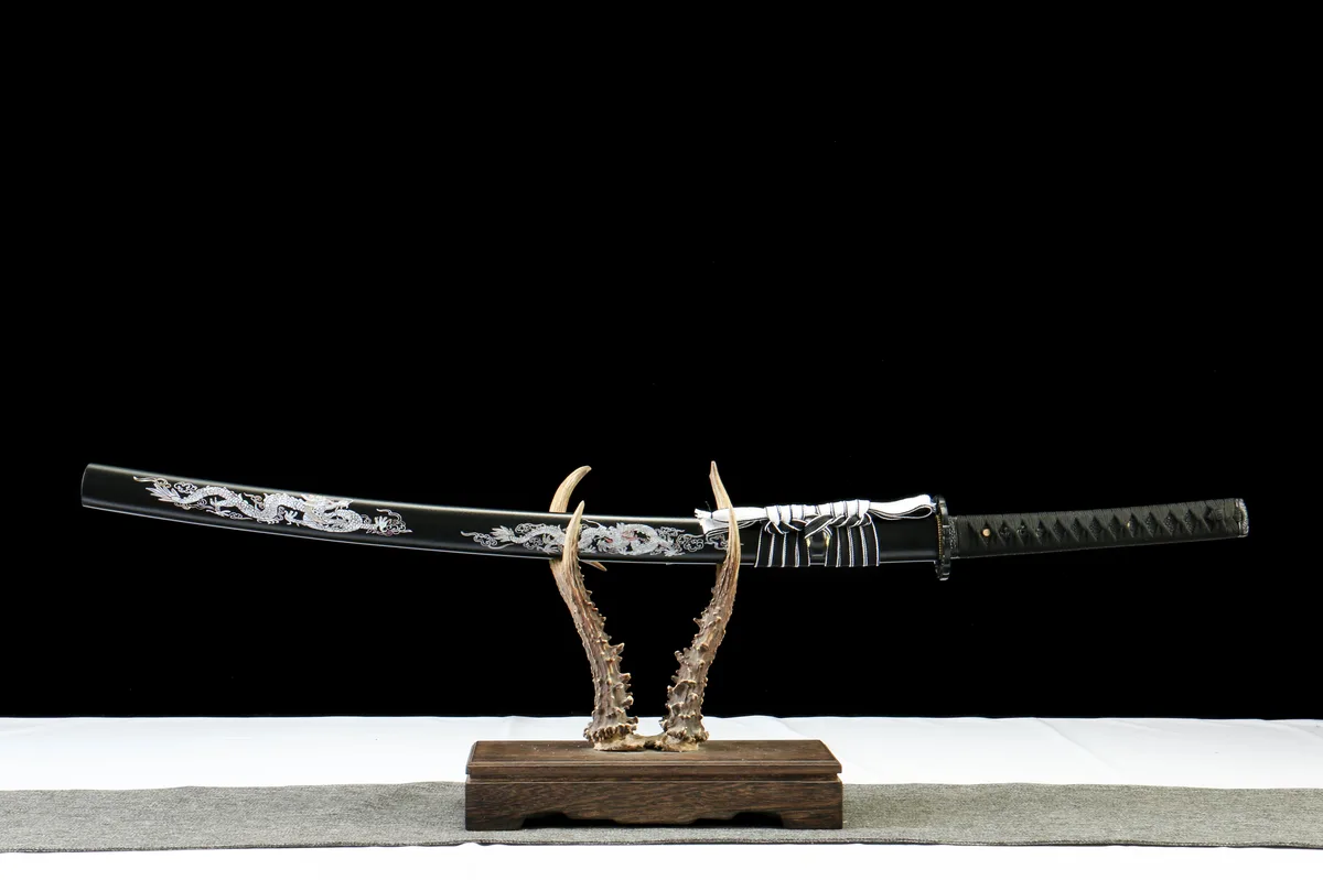 Obsidian-Drache - Handgeschmiedetes Katana aus 1065 Kohlenstoffstahl - Image 10