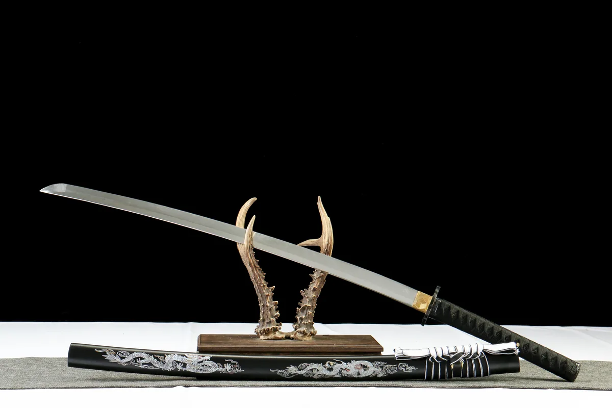 Obsidian-Drache - Handgeschmiedetes Katana aus 1065 Kohlenstoffstahl - Image 7