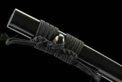 Alternative view of Rabenflügel - Handgeschmiedetes Katana aus 1065 Kohlenstoffstahl