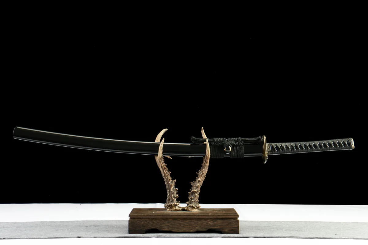 Rabenflügel - Handgeschmiedetes Katana aus 1065 Kohlenstoffstahl - Image 3