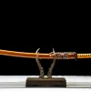 Reines Gold - Handgeschmiedetes Katana aus 1065 Kohlenstoffstahl