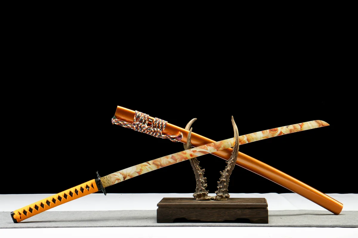 Reines Gold - Handgeschmiedetes Katana aus 1065 Kohlenstoffstahl - Image 7