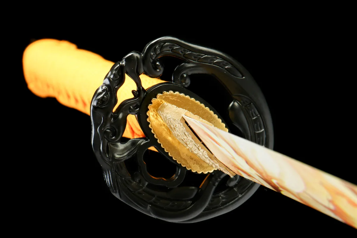 Reines Gold - Handgeschmiedetes Katana aus 1065 Kohlenstoffstahl - Image 9