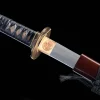 Roter Nachtwandler - Handgeschmiedetes Katana aus 1065 Kohlenstoffstahl
