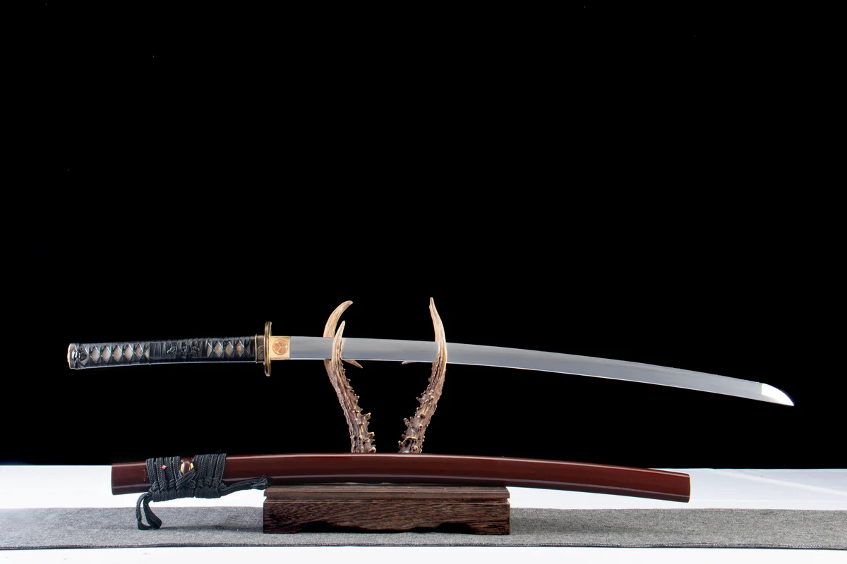 Roter Nachtwandler - Handgeschmiedetes Katana aus 1065 Kohlenstoffstahl - Image 3