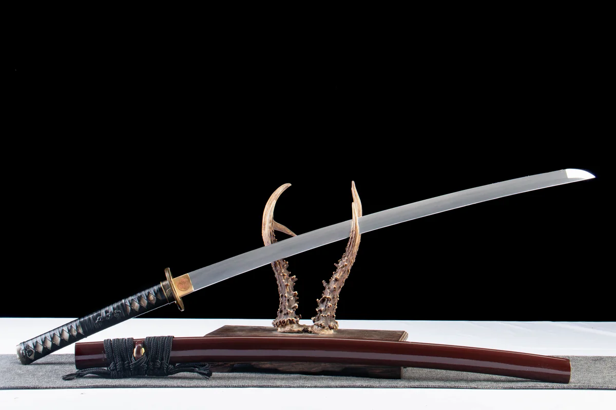 Roter Nachtwandler - Handgeschmiedetes Katana aus 1065 Kohlenstoffstahl - Image 4