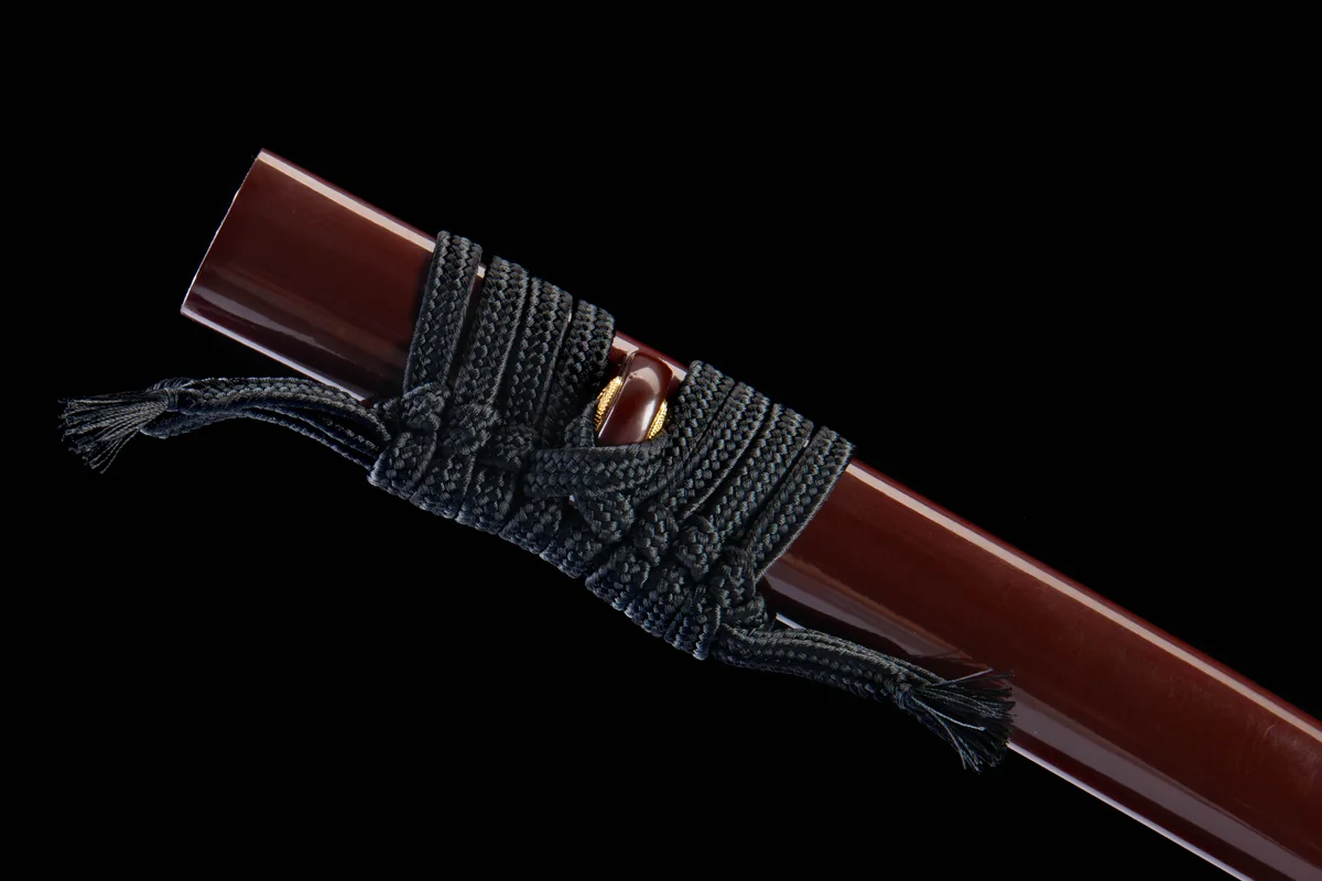 Roter Nachtwandler - Handgeschmiedetes Katana aus 1065 Kohlenstoffstahl - Image 7