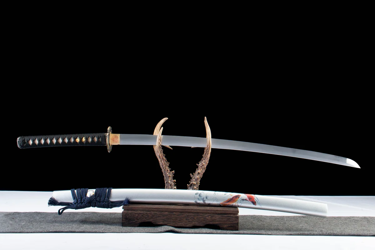 Rückenklinge - Handgeschmiedetes Katana aus 1065 Kohlenstoffstahl - Image 3